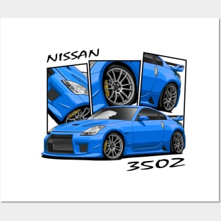 Nissan 350Z, JDM Car Posters and Art